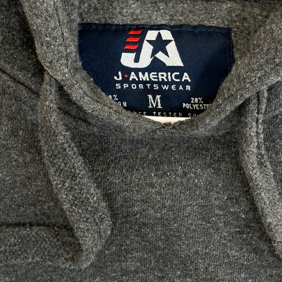 Vintage Cooley Law School Sweatshirt Hoodie Men’s Size Medium Gray Michigan Y2K - Picture 7 of 9